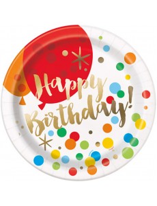 Pratos Balões Cores